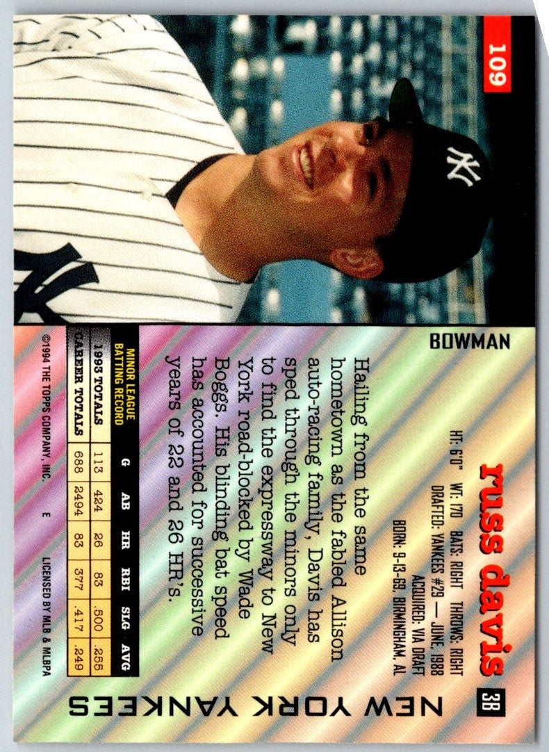 1994 Bowman Russ Davis