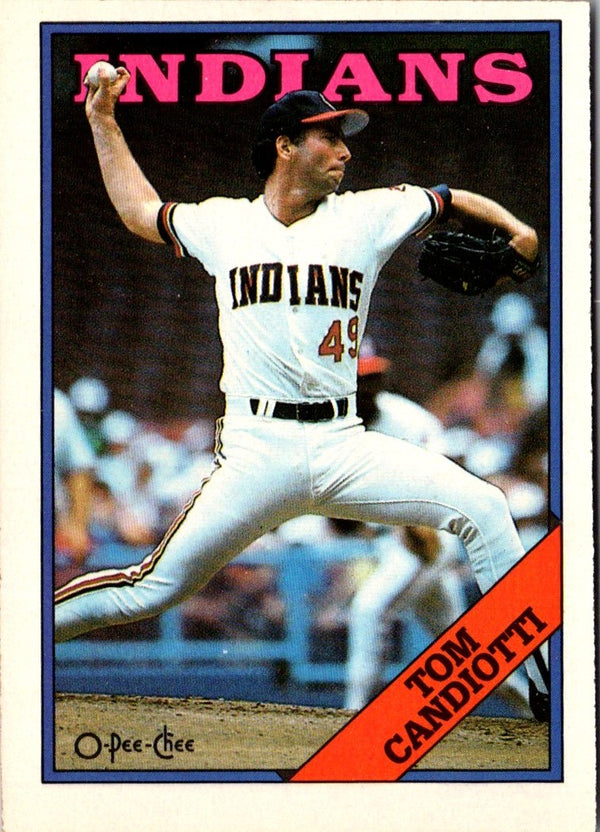 1988 O-Pee-Chee Tom Candiotti #123