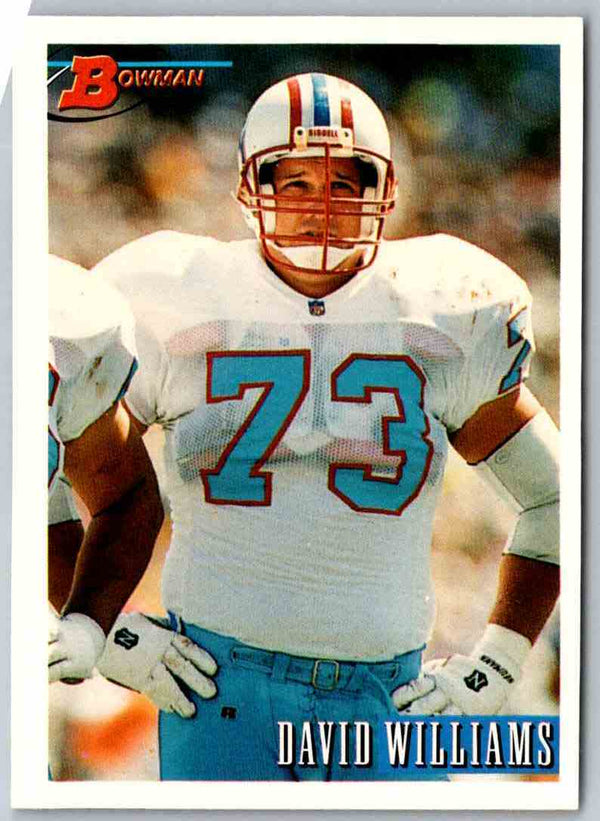 1993 Bowman Football David Williams #394