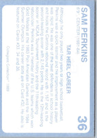 1989 Collegiate Collection North Carolina's Finest Sam Perkins #36