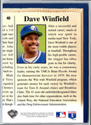 2004 Upper Deck Sweet Spot Classic Dave Winfield