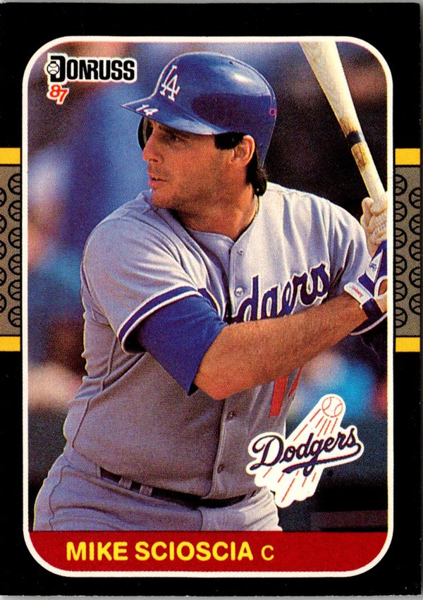 1987 Donruss Mike Scioscia #130