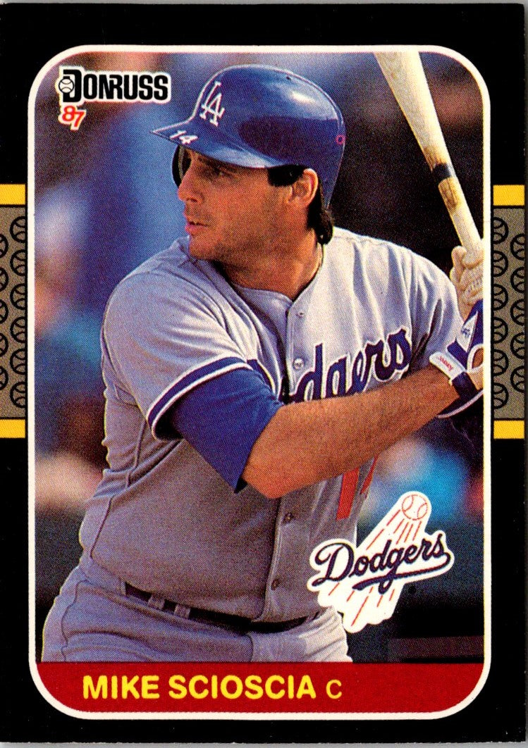 1987 Donruss Mike Scioscia