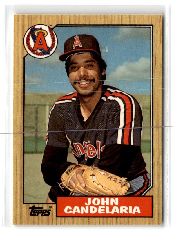 1987 Topps Tiffany John Candelaria #630