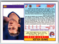 1991 Score David Volek #88
