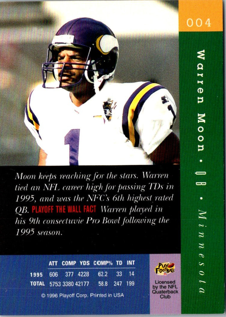 1996 Playoff Absolute Warren Moon