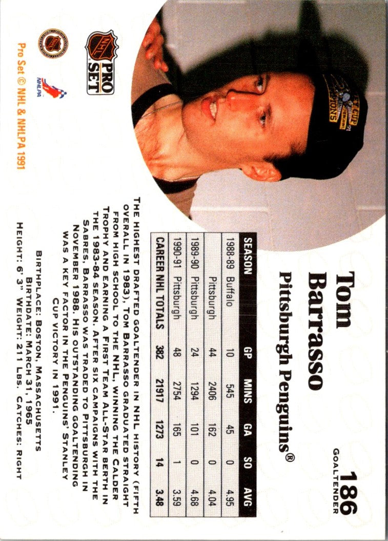 1991 Pro Set Tom Barrasso