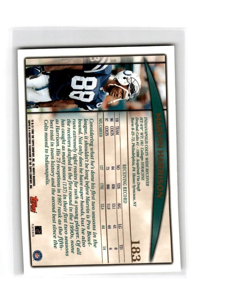 1998 Topps Marvin Harrison