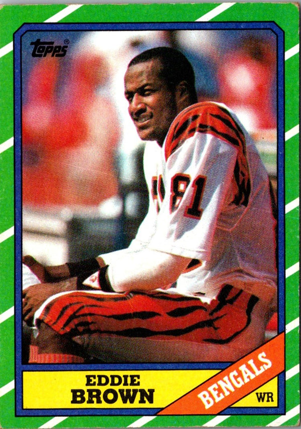 1986 Topps Eddie Brown #260 Rookie EX-MT