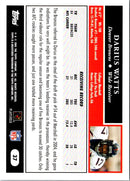 2005 Topps Darius Watts