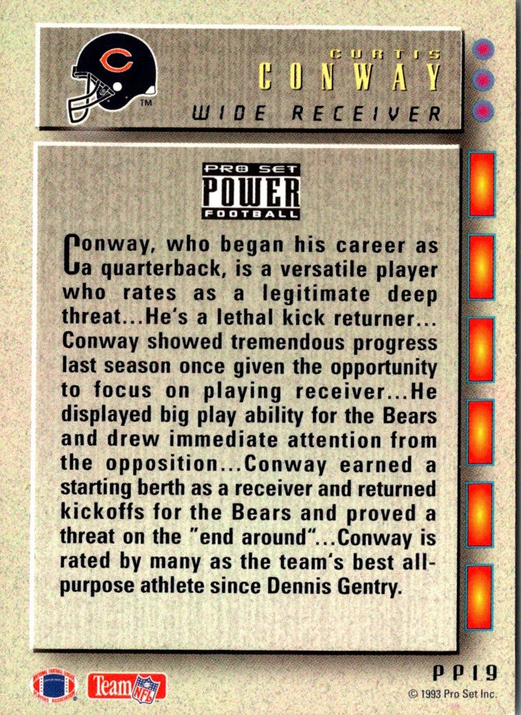 1993 Pro Set Power Update Prospects Curtis Conway
