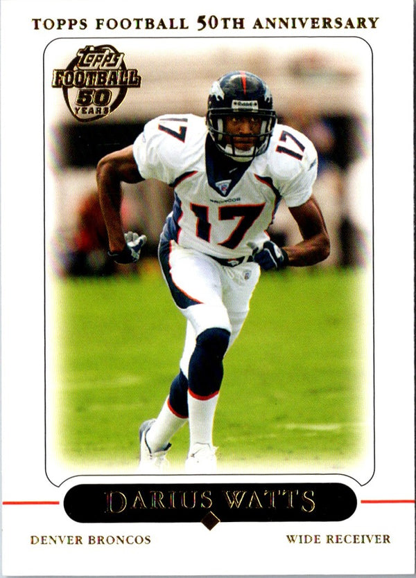 2005 Topps Darius Watts #37