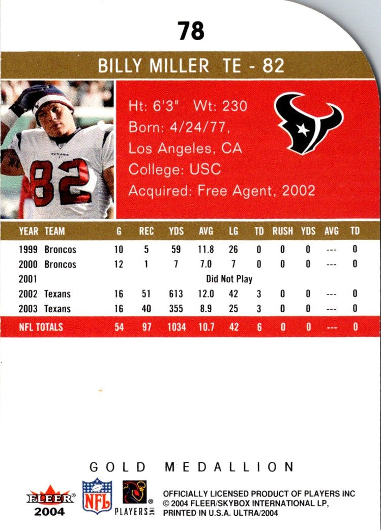 2004 Ultra Billy Miller