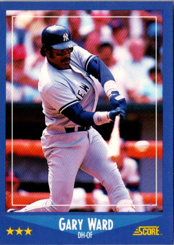 1988 Score Gary Ward #157