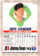 1993 Jimmy Dean Rookies Jeff Conine