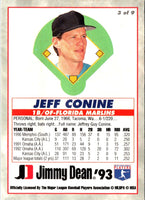 1993 Jimmy Dean Rookies Jeff Conine #3