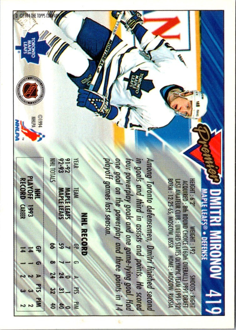 1993 Premier Dmitri Mironov