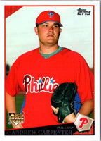2009 Topps Andrew Carpenter #12 Rookie