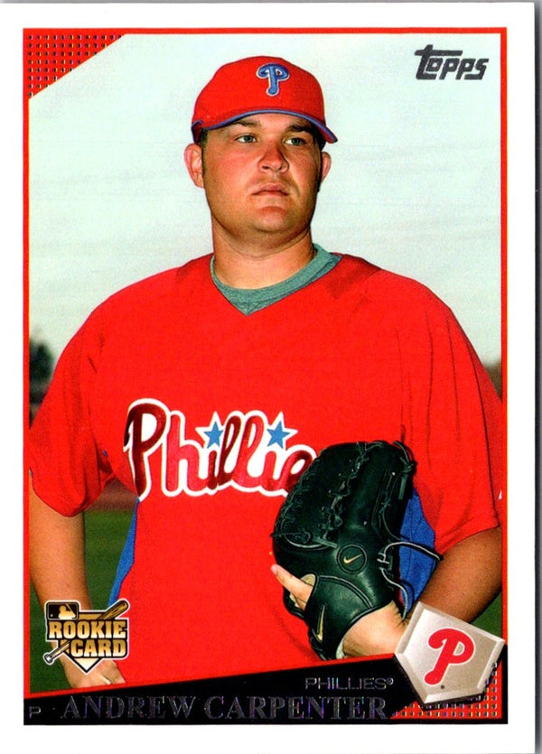 2009 Topps Andrew Carpenter #12 Rookie