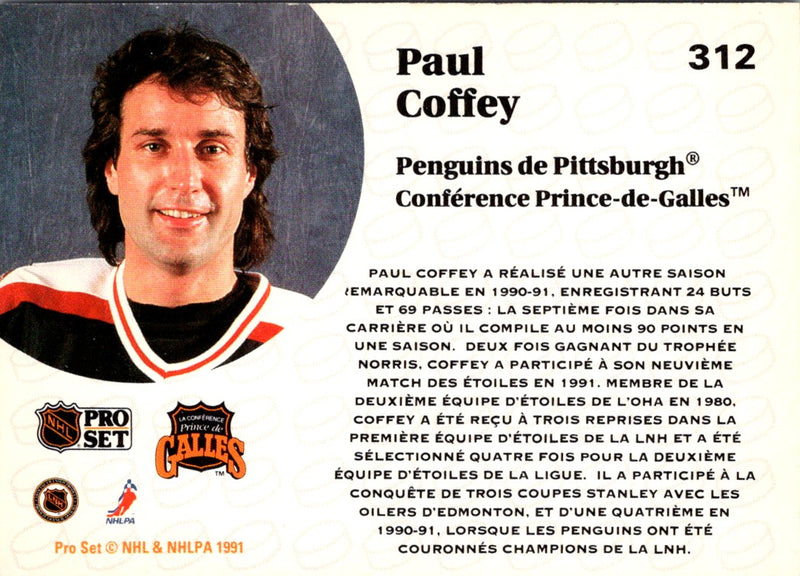 1991 Pro Set French Paul Coffey