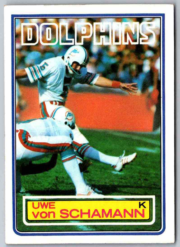 1983 Topps Uwe Von Schamann #322