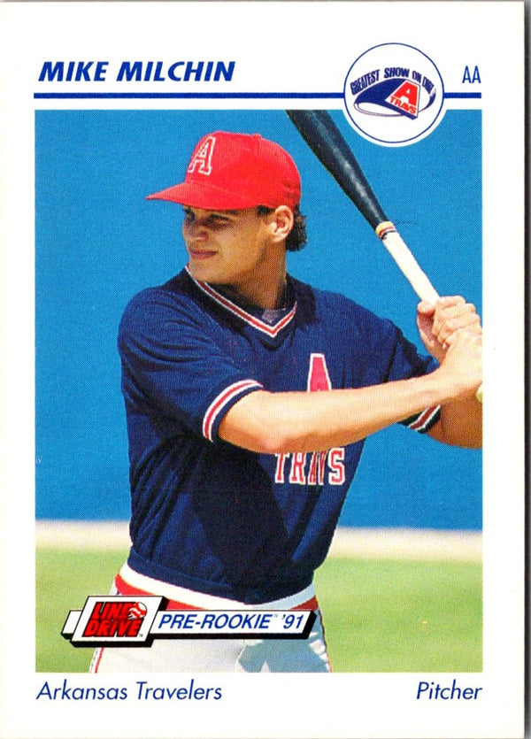 1991 Line Drive AA Mike Milchin #39