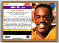 1991 Score Alvin Harper #589