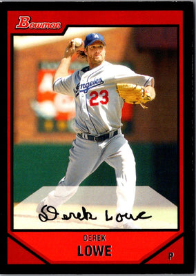 2007 Bowman Derek Lowe #49