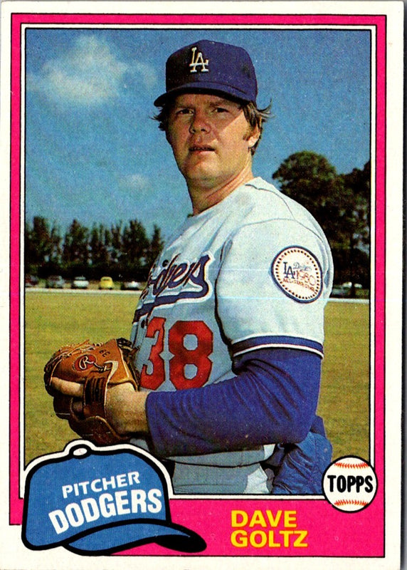 1981 Topps Dave Goltz #548