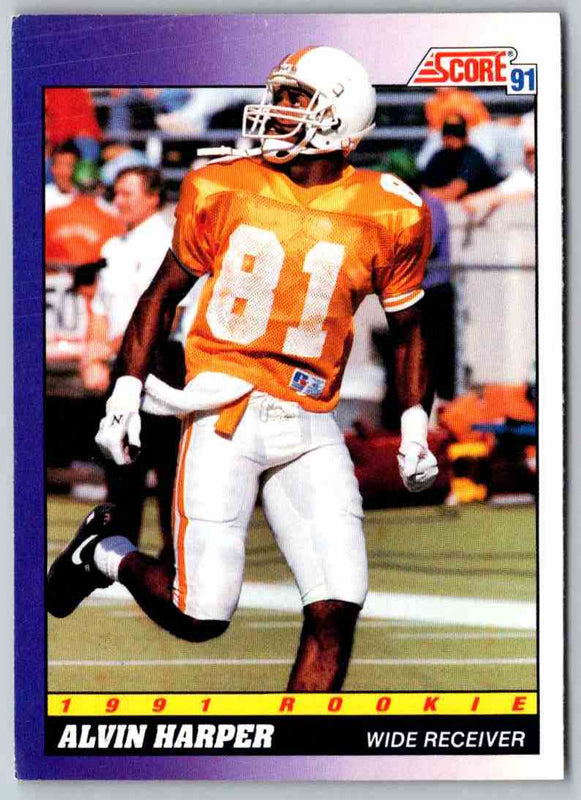 1991 Score Alvin Harper #589