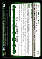 2011 Bowman Ozzie Martinez #213 Rookie
