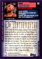 2000 Topps Derek Anderson #52