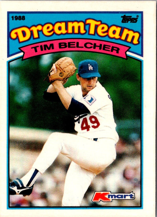 1989 Topps Kmart Dream Team Tim Belcher #9