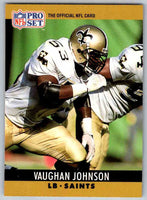 1990 Pro Set Vaughan Johnson #215