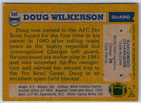 1982 Topps Doug Wilkerson #240