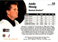 1991 Pro Set Andy Moog #10