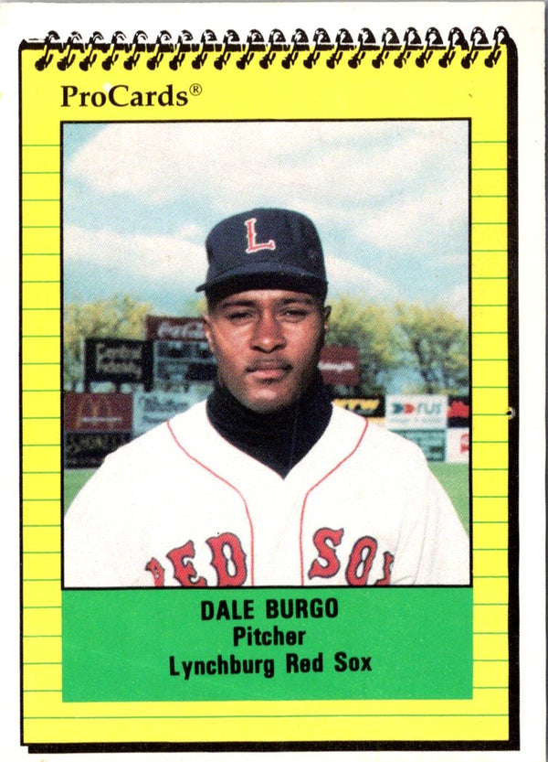 1991 ProCards Dale Burgo #1190