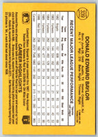 1987 Donruss Don Baylor #232