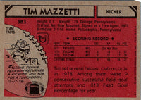 1980 Topps Tim Mazzetti #383 VG