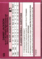 1989 Classic Travel Danny Jackson #123