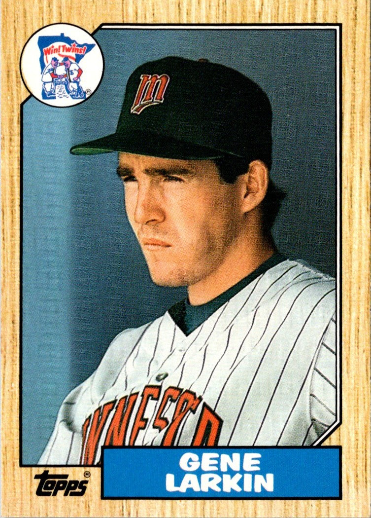 1987 Topps Traded Gene Larkin