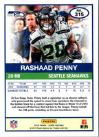 2018 Panini Gold Standard Rashaad Penny #315 Rookie