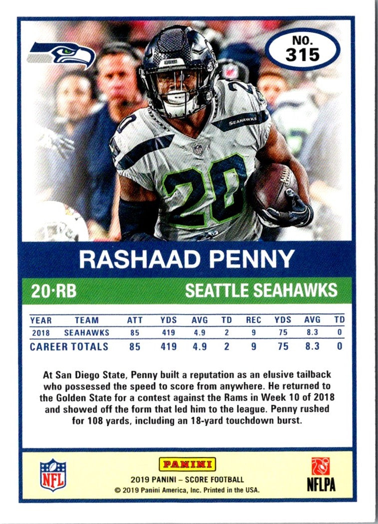 2018 Panini Gold Standard Rashaad Penny