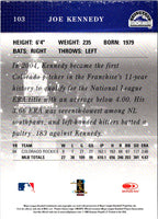 2005 Donruss Studio Joe Kennedy #103