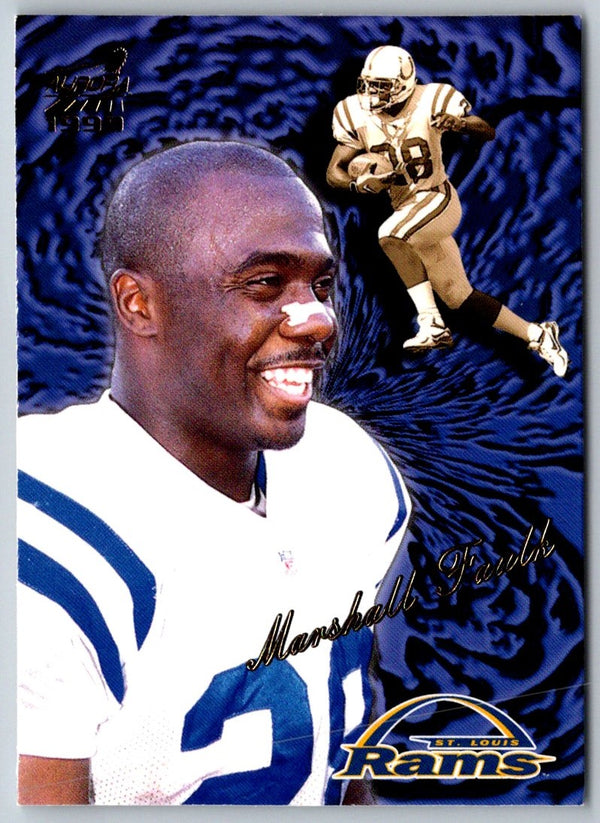 1999 Pacific Aurora Marshall Faulk #119