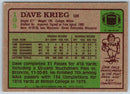 1985 Topps Dave Krieg