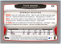 2013 Bowman Tyler Skaggs #216