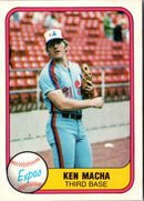 1981 Fleer Ken Macha