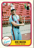1981 Fleer Ken Macha #167