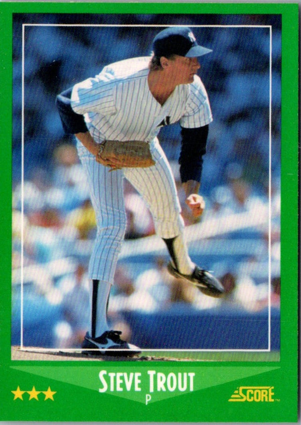 1988 Score Steve Trout #342